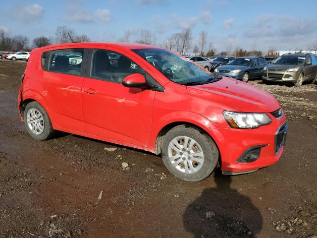 1G1JG6SB7L4119204 - 2020 CHEVROLET SONIC RED photo 4