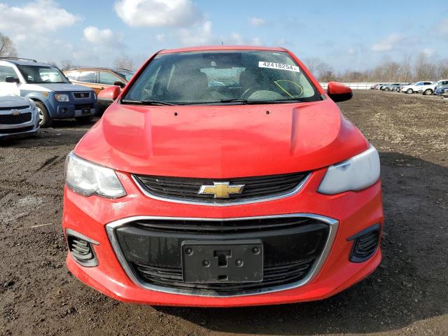 1G1JG6SB7L4119204 - 2020 CHEVROLET SONIC RED photo 5