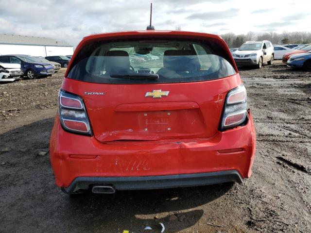 1G1JG6SB7L4119204 - 2020 CHEVROLET SONIC RED photo 6