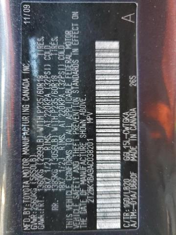 2T2BK1BA9AC038201 - 2010 LEXUS RX 350 GRAY photo 14