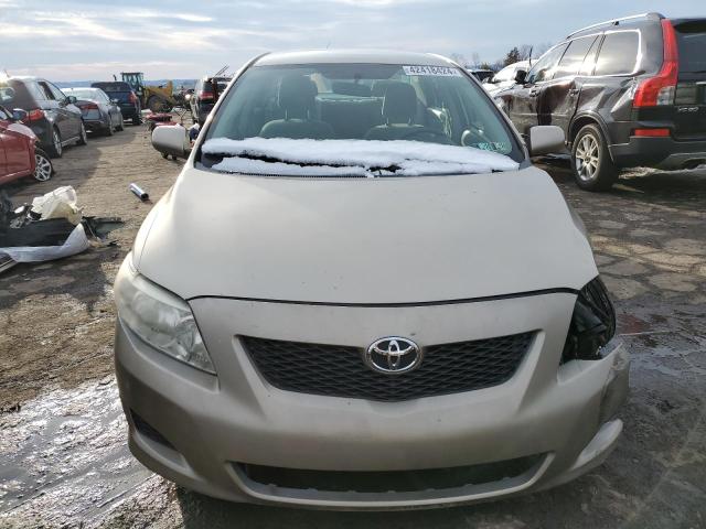 2T1BU40E39C010279 - 2009 TOYOTA COROLLA BASE BEIGE photo 5