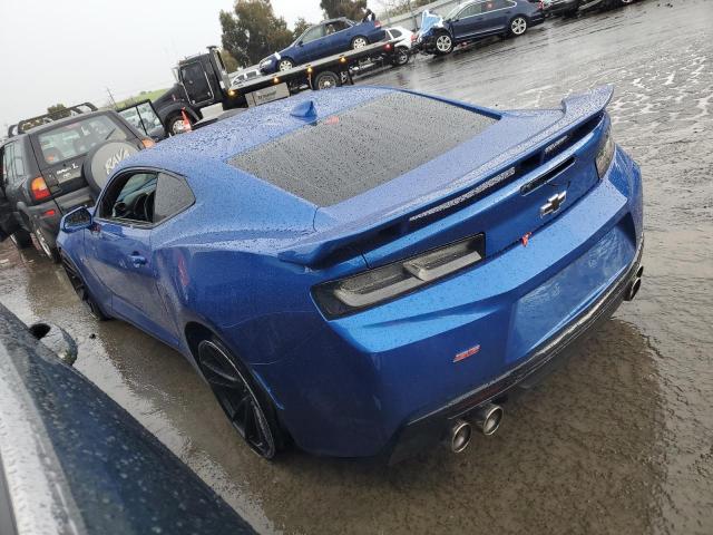 1G1FE1R70H0115428 - 2017 CHEVROLET CAMARO SS BLUE photo 2