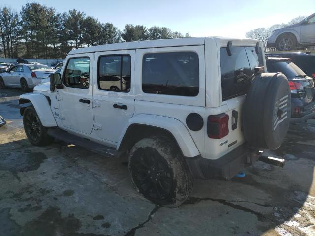 1C4JJXP60NW268023 - 2022 JEEP WRANGLER U SAHARA 4XE WHITE photo 2