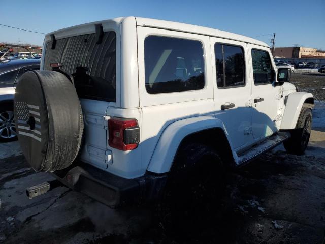 1C4JJXP60NW268023 - 2022 JEEP WRANGLER U SAHARA 4XE WHITE photo 3
