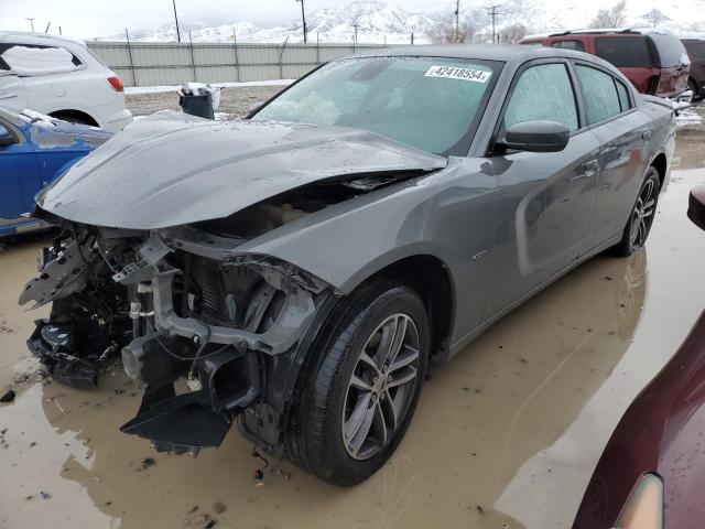 2C3CDXJG5JH222105 - 2018 DODGE CHARGER GT GRAY photo 1