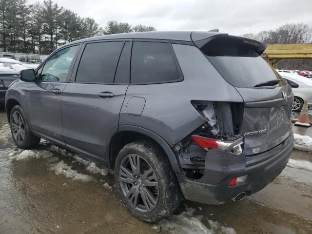 5FNYF8H59LB013464 - 2020 HONDA PASSPORT EXL GRAY photo 2