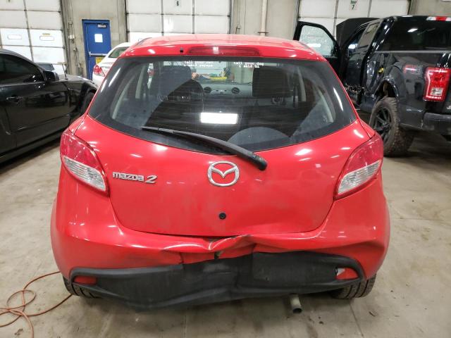 JM1DE1KYXD0155950 - 2013 MAZDA MAZDA2 RED photo 6