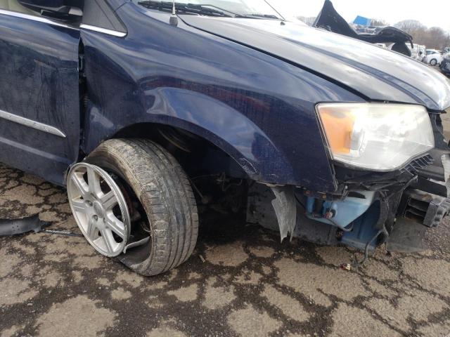 2C4RC1BG2CR400943 - 2012 CHRYSLER TOWN & COU TOURING 蓝色 照片 9