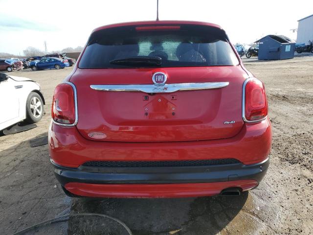 ZFBCFYDT6GP371358 - 2016 FIAT 500X LOUNGE RED photo 6