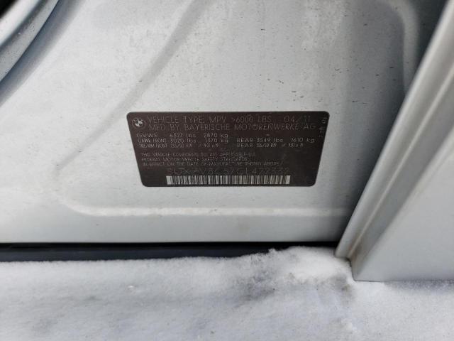 5UXZV8C57CL422332 - 2012 BMW X5 XDRIVE50I Argent photo 13