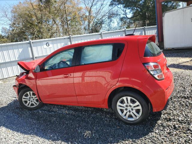 1G1JG6SB5L4118262 - 2020 CHEVROLET SONIC RED photo 2