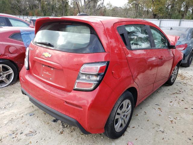 1G1JG6SB5L4118262 - 2020 CHEVROLET SONIC RED photo 3