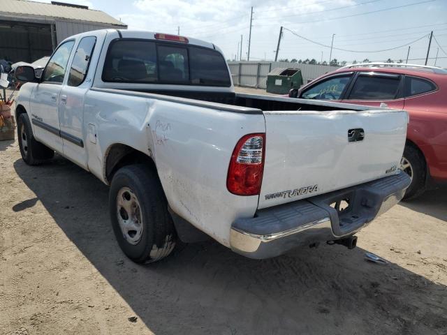 5TBRT34115S460249 - 2005 TOYOTA TUNDRA ACCESS CAB SR5 WHITE photo 2