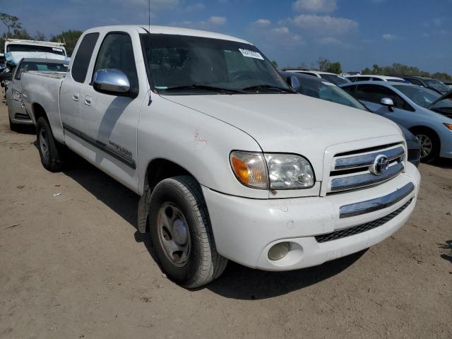 5TBRT34115S460249 - 2005 TOYOTA TUNDRA ACCESS CAB SR5 WHITE photo 4