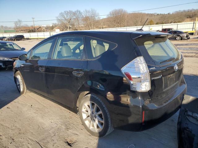 JTDZN3EU0C3179410 - 2012 TOYOTA PRIUS V BLACK photo 2