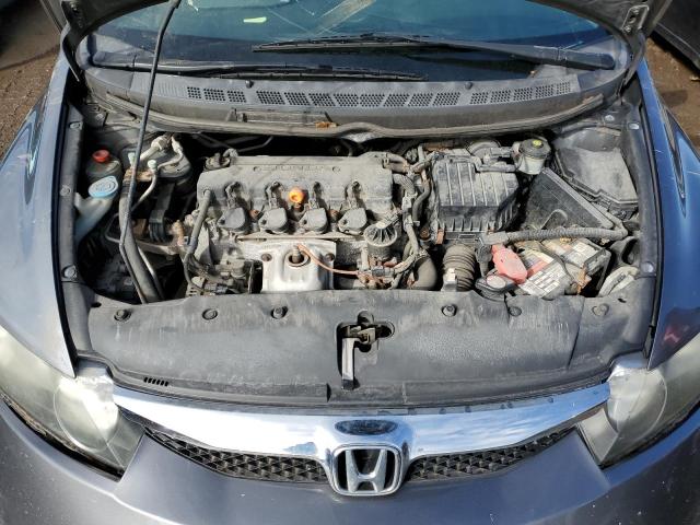 19XFA1F65BE020568 - 2011 HONDA CIVIC LX-S Մոխրագույն լուսանկար 11