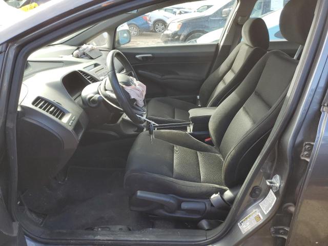 19XFA1F65BE020568 - 2011 HONDA CIVIC LX-S Մոխրագույն լուսանկար 7