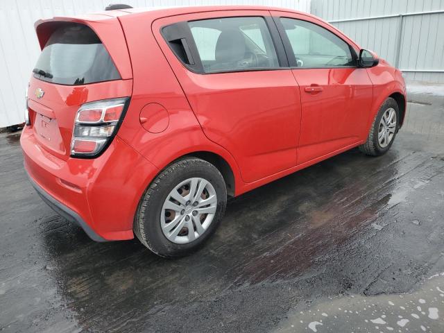 1G1JG6SB0L4126804 - 2020 CHEVROLET SONIC RED photo 3