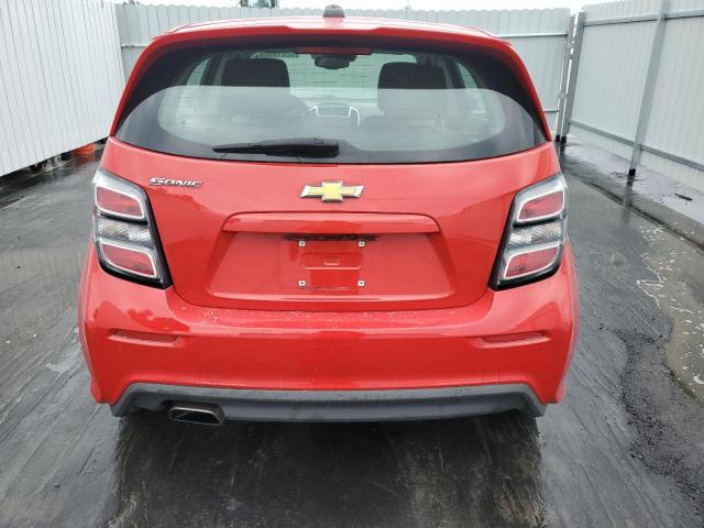 1G1JG6SB0L4126804 - 2020 CHEVROLET SONIC RED photo 6