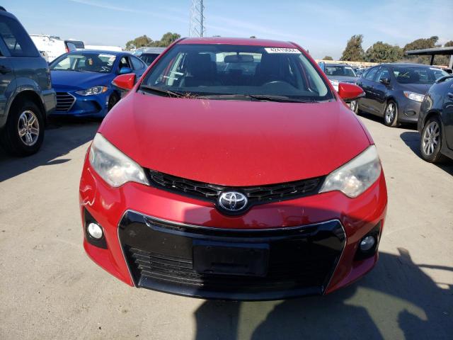 5YFBURHE5GP540879 - 2016 TOYOTA COROLLA L RED photo 5