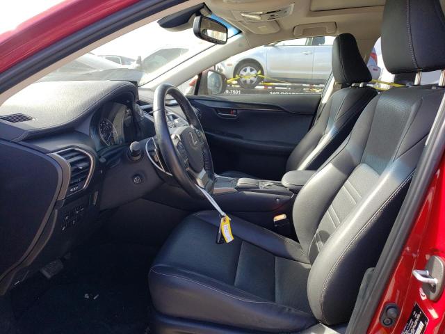 JTJBARBZ5J2159234 - 2018 LEXUS NX 300 BASE წითელი ფოტო 7