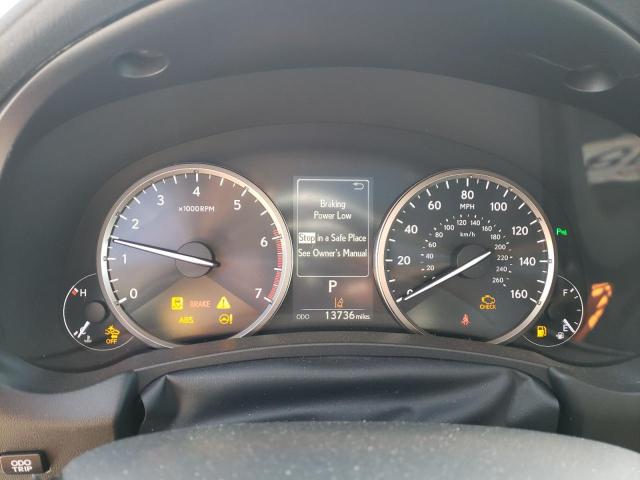 JTJBARBZ5J2159234 - 2018 LEXUS NX 300 BASE წითელი ფოტო 9