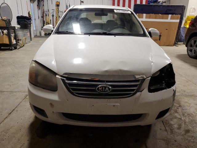 KNAFE221495593680 - 2009 KIA SPECTRA EX WHITE photo 5