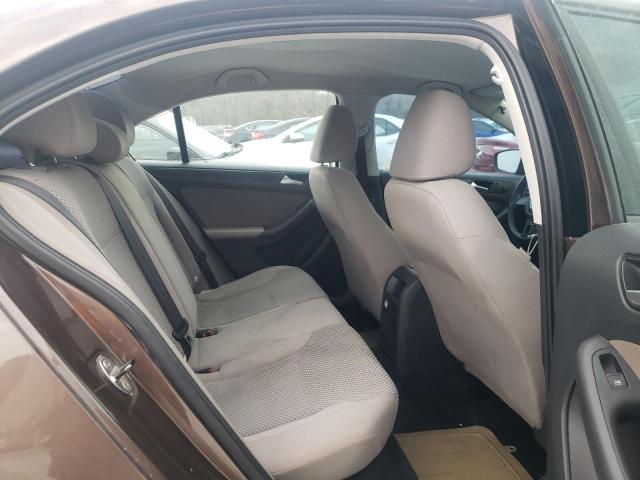 3VW2K7AJ2EM403515 - 2014 VOLKSWAGEN JETTA BASE BROWN photo 10