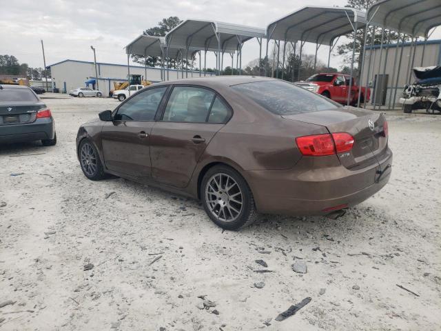 3VW2K7AJ2EM403515 - 2014 VOLKSWAGEN JETTA BASE BROWN photo 2