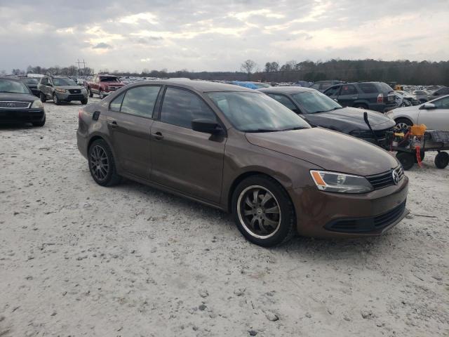 3VW2K7AJ2EM403515 - 2014 VOLKSWAGEN JETTA BASE BROWN photo 4