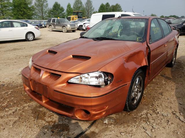 1G2NW52E64C153405 - 2004 PONTIAC GRAND AM GT ORANGE photo 2