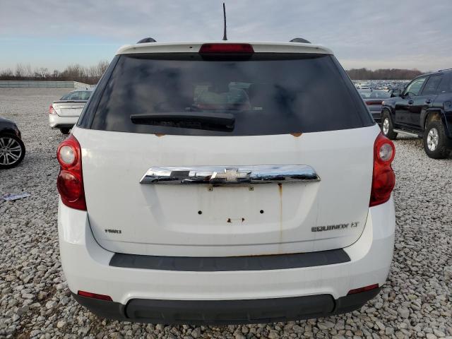 2GNFLEEKXD6334596 - 2013 CHEVROLET EQUINOX LT WHITE photo 6