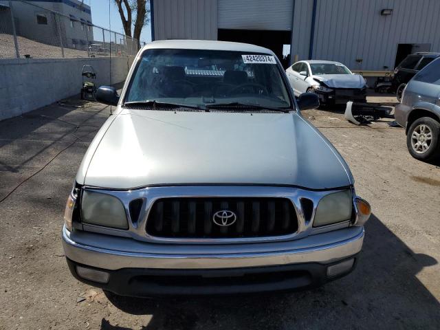 5TEVL52N04Z382524 - 2004 TOYOTA TACOMA XTRACAB SILVER photo 5