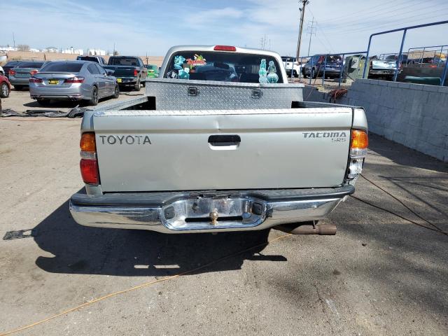 5TEVL52N04Z382524 - 2004 TOYOTA TACOMA XTRACAB SILVER photo 6