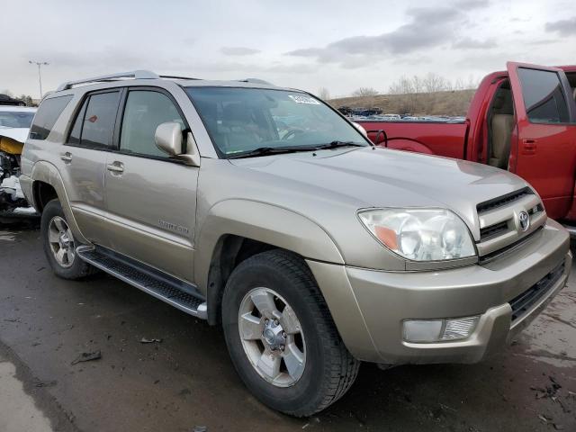 JTEBT17R640044113 - 2004 TOYOTA 4RUNNER LIMITED GOLD photo 4