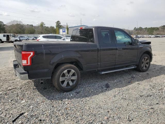 1FTEX1CF4FKF12655 - 2015 FORD F150 SUPER CAB BLACK photo 3