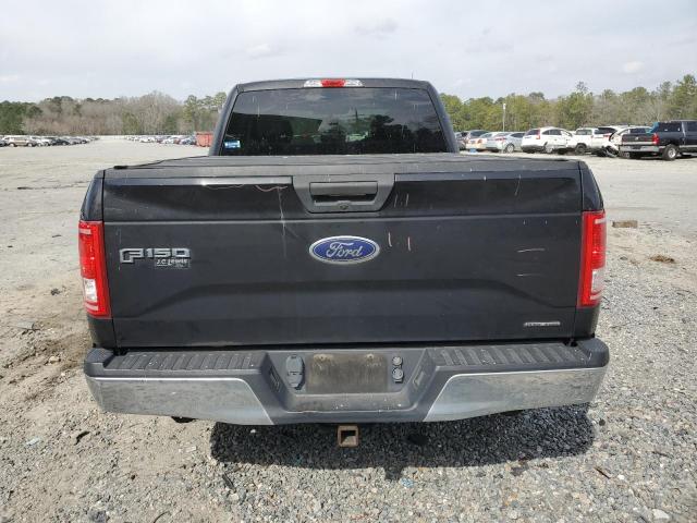 1FTEX1CF4FKF12655 - 2015 FORD F150 SUPER CAB BLACK photo 6