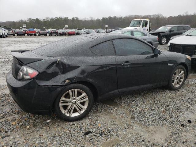 KMHHM66D68U294671 - 2008 HYUNDAI TIBURON GS BLACK photo 3