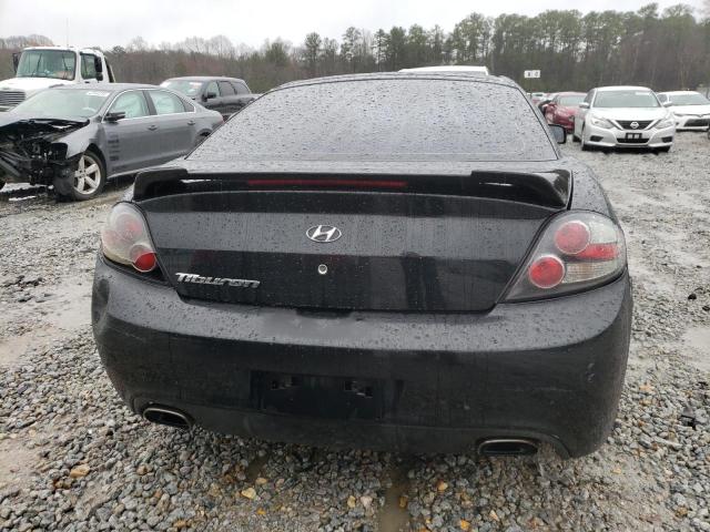 KMHHM66D68U294671 - 2008 HYUNDAI TIBURON GS BLACK photo 6