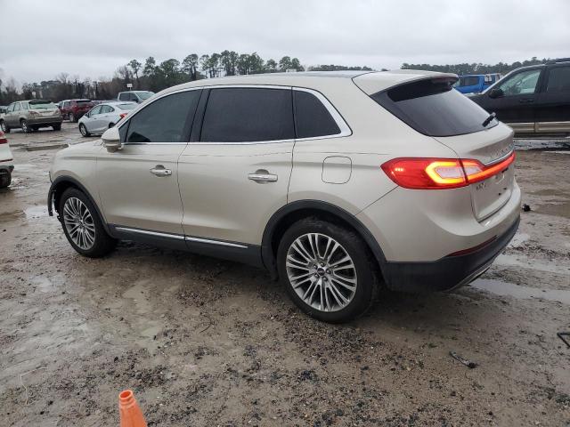 2LMPJ6LR7HBL22315 - 2017 LINCOLN MKX RESERVE Բեժ լուսանկար 2