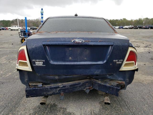 3FAHP01147R173056 - 2007 FORD FUSION SE BLUE photo 6