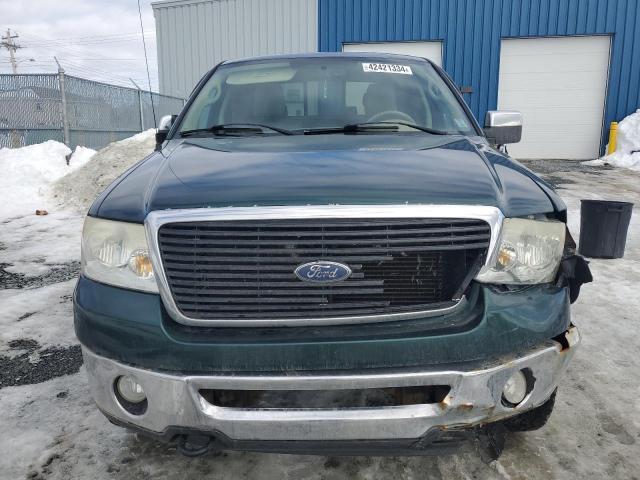 1FTPW14V27FB08099 - 2007 FORD F150 SUPERCREW GREEN photo 5