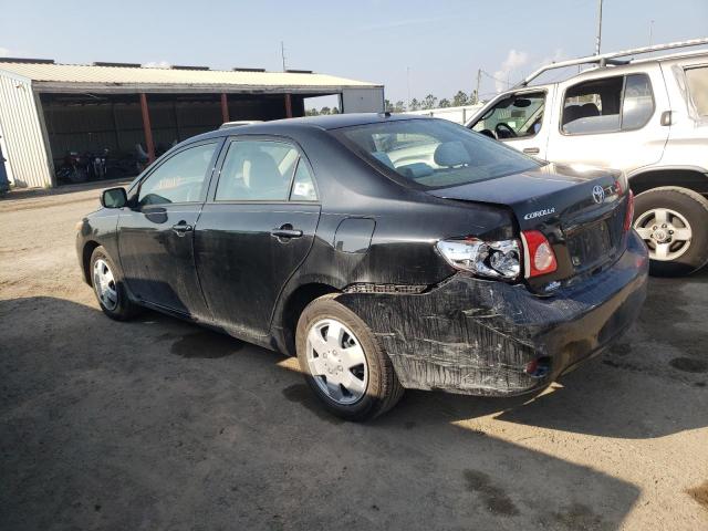 2T1BU4EE5AC358582 - 2010 TOYOTA COROLLA BASE BLACK photo 2