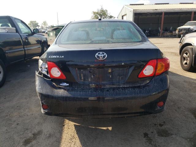 2T1BU4EE5AC358582 - 2010 TOYOTA COROLLA BASE BLACK photo 6