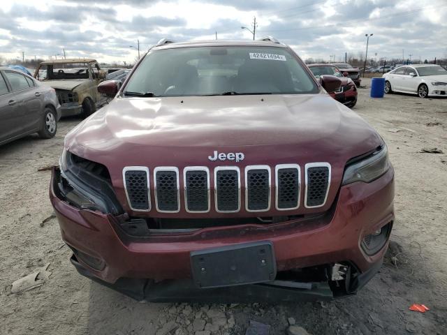 1C4PJLLB8LD654056 - 2020 JEEP CHEROKEE LATITUDE PLUS BURGUNDY photo 5