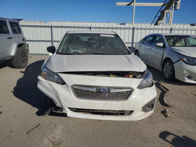 4S3GTAA62J3718955 - 2018 SUBARU IMPREZA WHITE photo 5