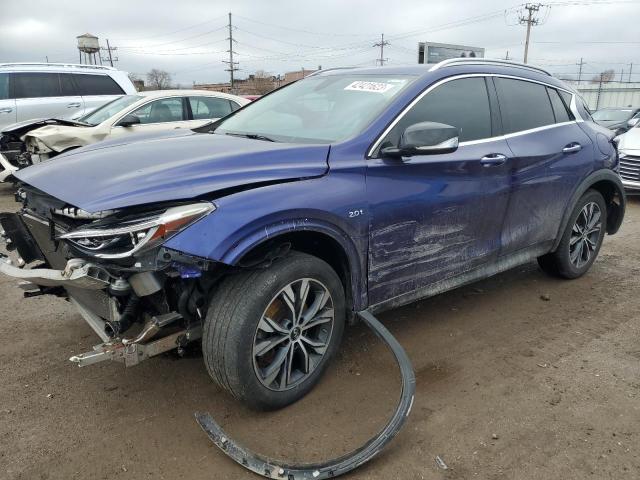 SJKCH5CR8HA035126 - 2017 INFINITI QX30 BASE BLUE photo 1