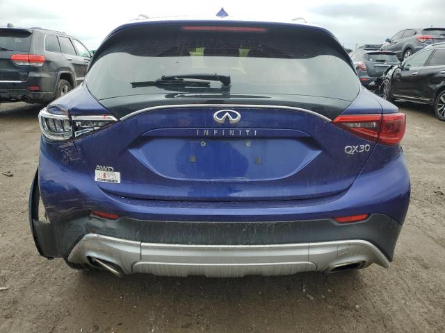 SJKCH5CR8HA035126 - 2017 INFINITI QX30 BASE BLUE photo 6