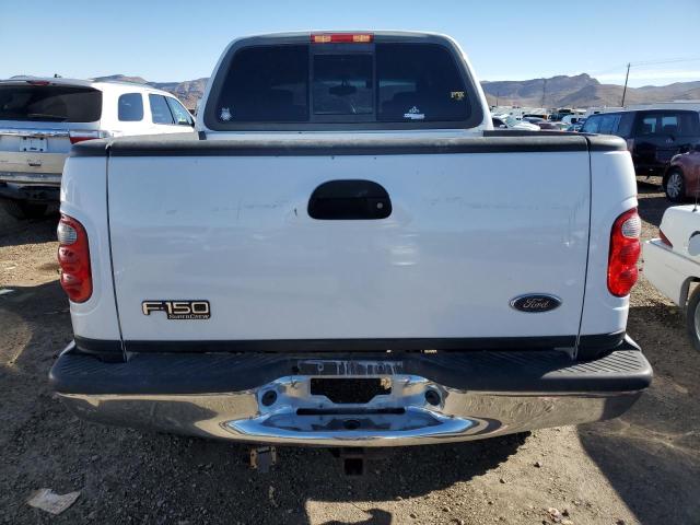 1FTRW08L61KB18158 - 2001 FORD F150 SUPERCREW WHITE photo 6