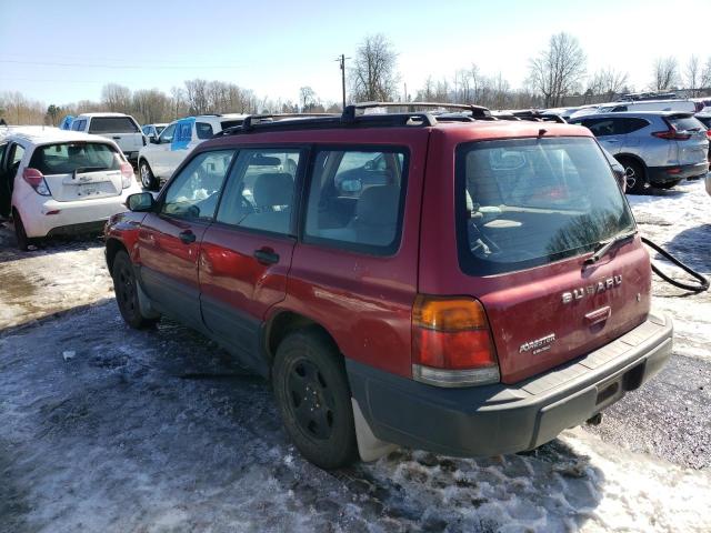 JF1SF635XXG717126 - 1999 SUBARU FORESTER L RED photo 2